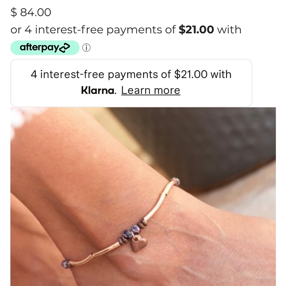 Lizzy James “Jolie” anklet - Picture 10 of 15